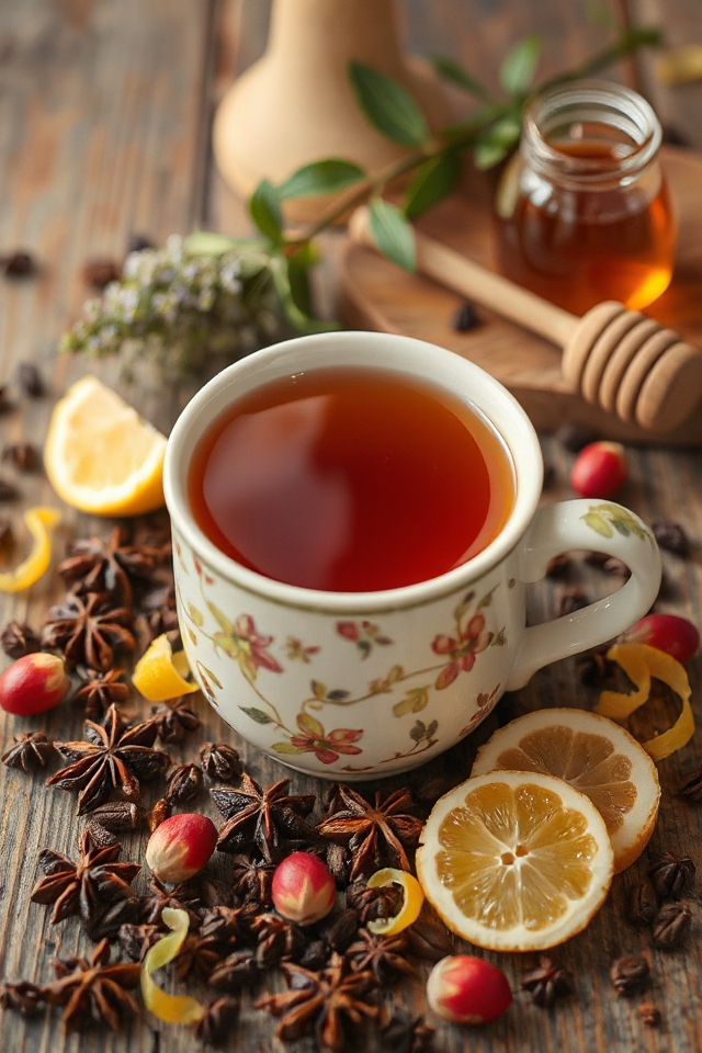 anise rose hips infusion