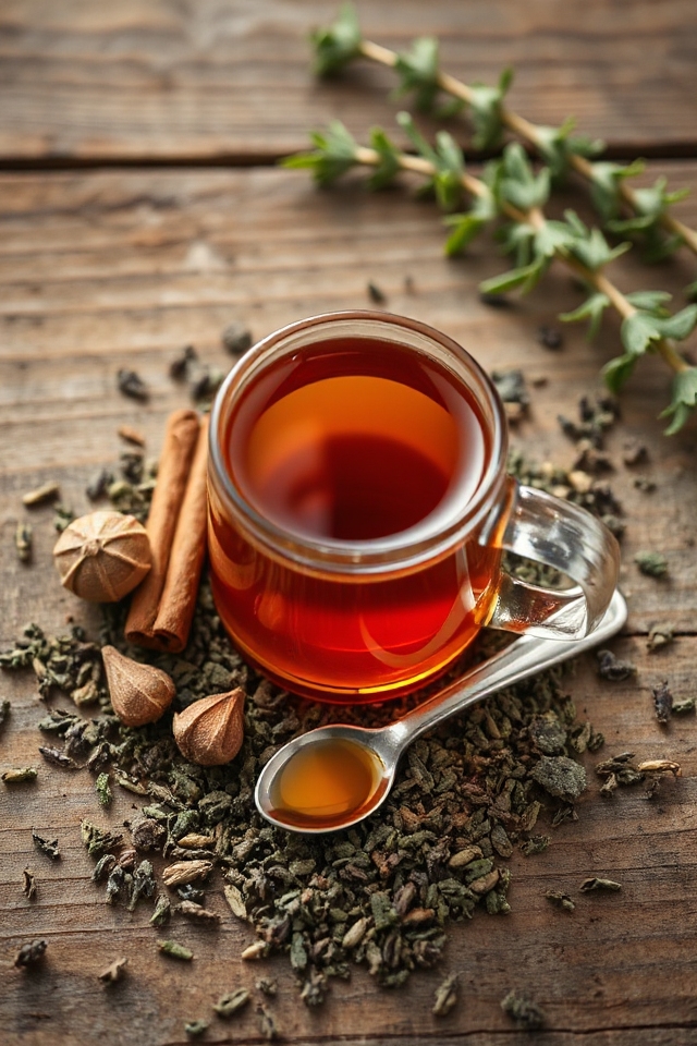 bedouin tea with spices