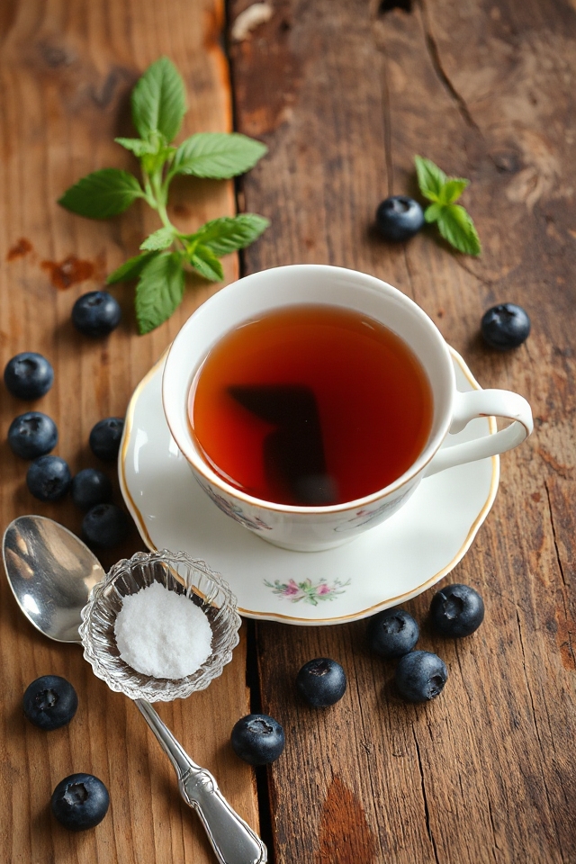 blueberry tea with grand marnier
