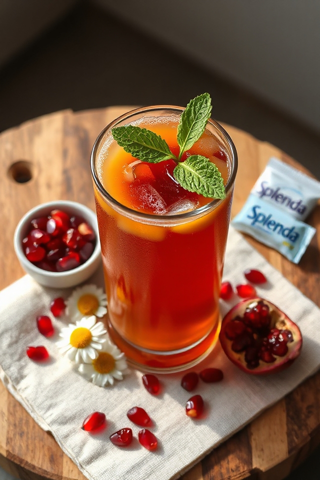 chamomile and pomegranate infusion