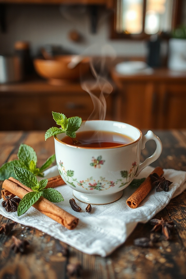 cinnamon mint tea recipe