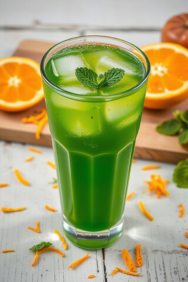 citrusy refreshing iced beverage