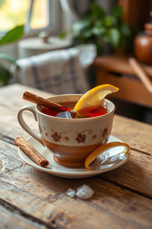 cozy hibiscus apple tea adventure