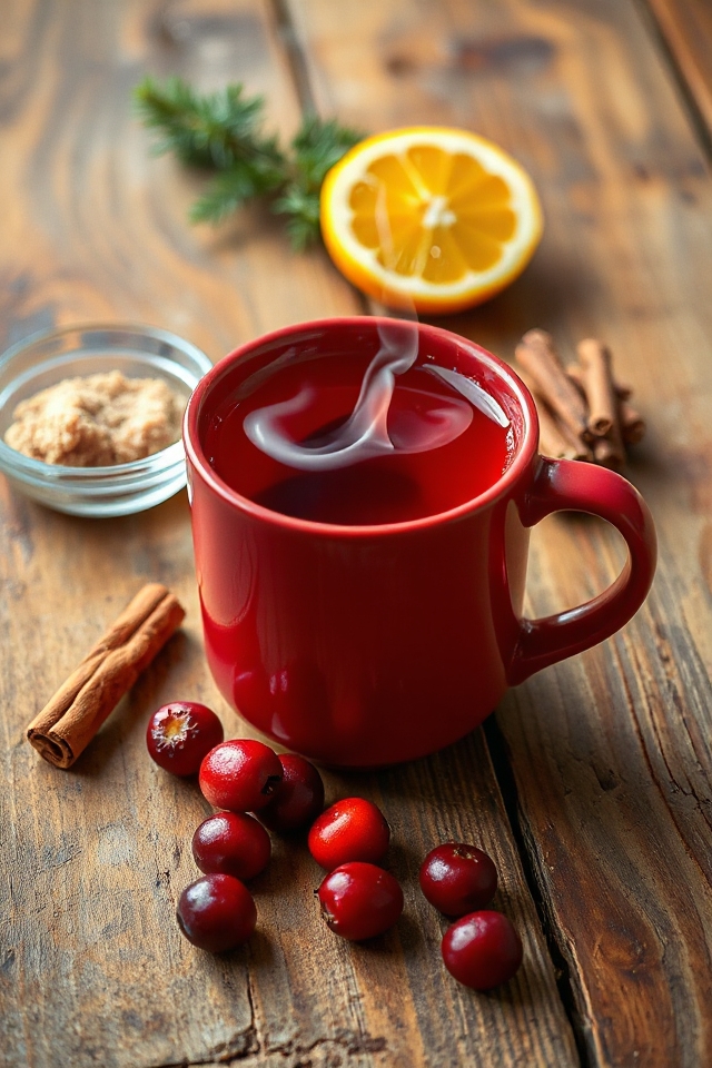 cranberry cinnamon holiday tea