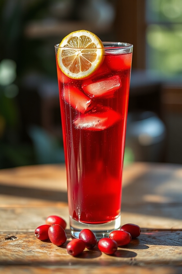 cranberry citrus green tea