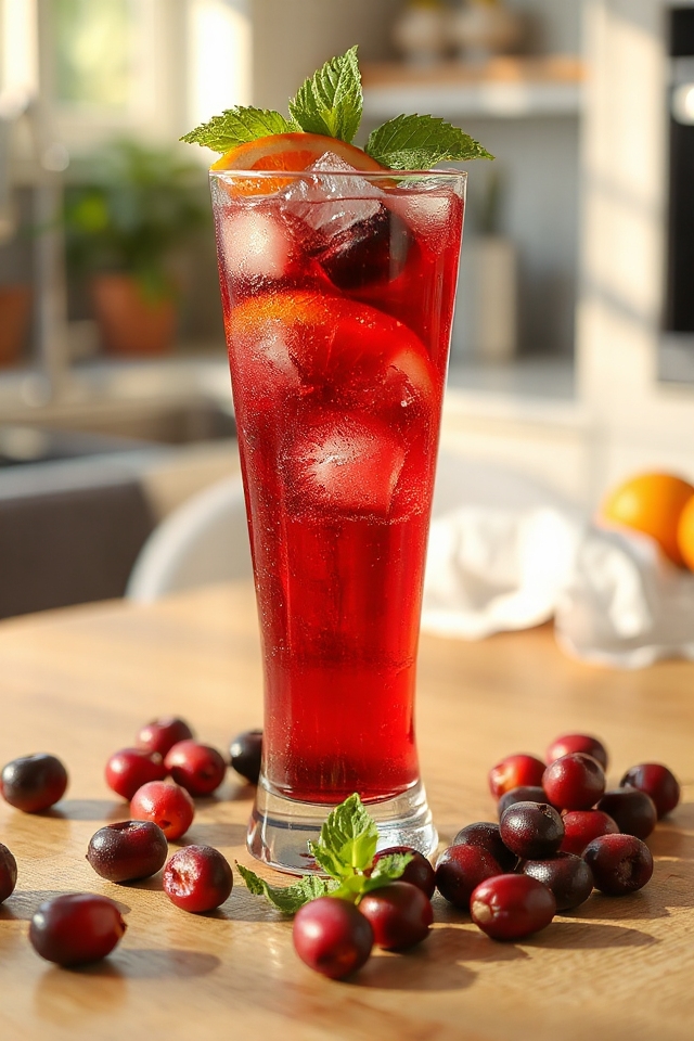 cranberry citrus iced tea