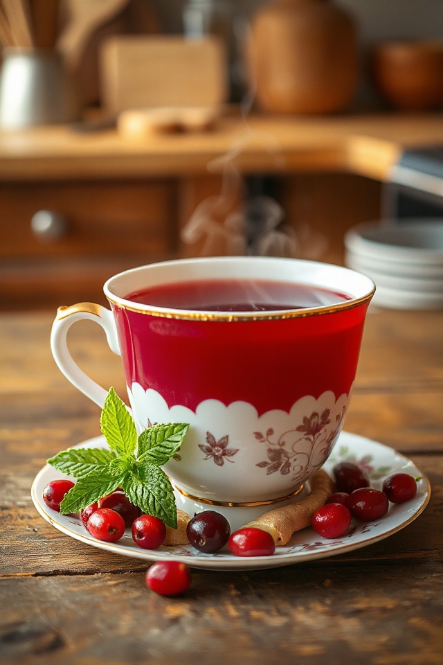 cranberry ginger tea recipe