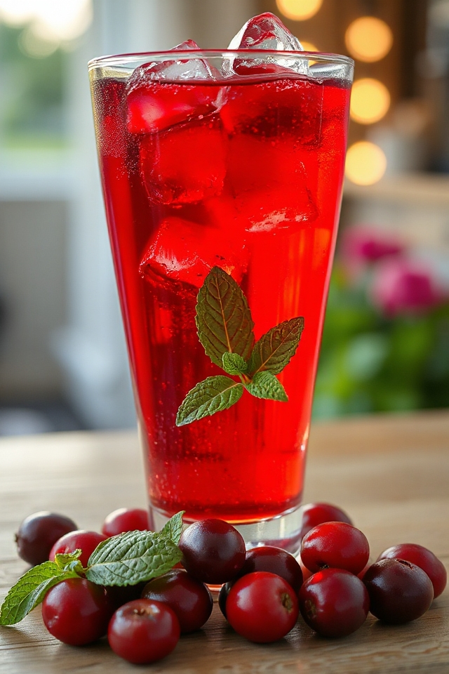 cranberry mint tea recipe