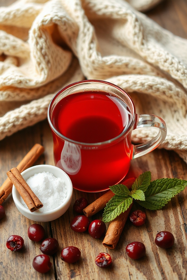 cranberry spice tea delight