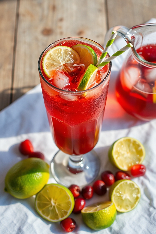 cranberry vodka iced tea