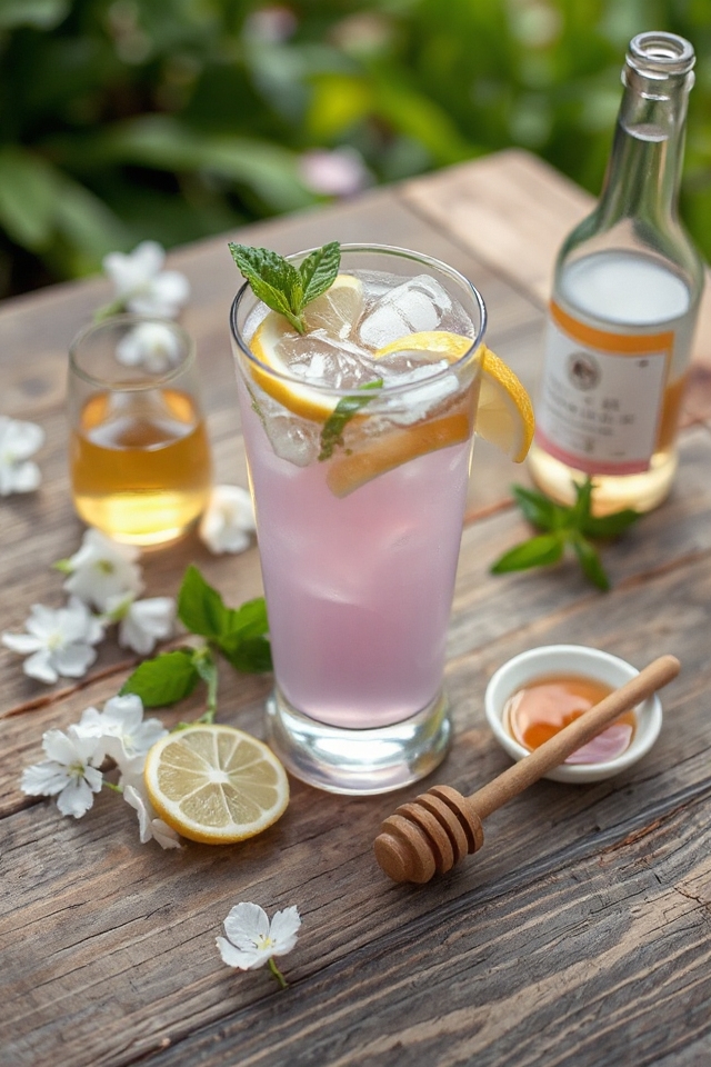 elderberry tea with citrus