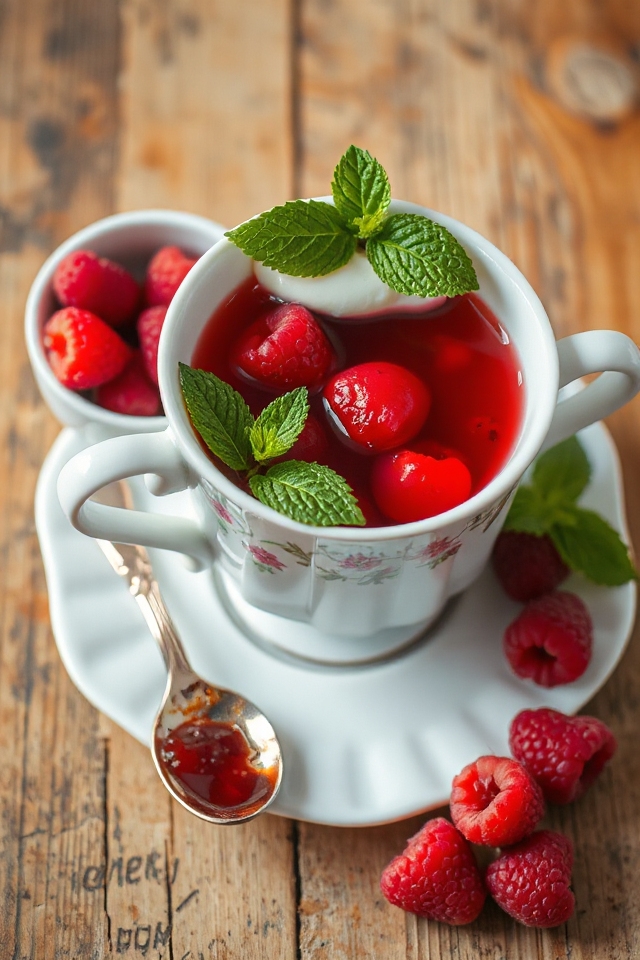 fresh raspberry tea recipe