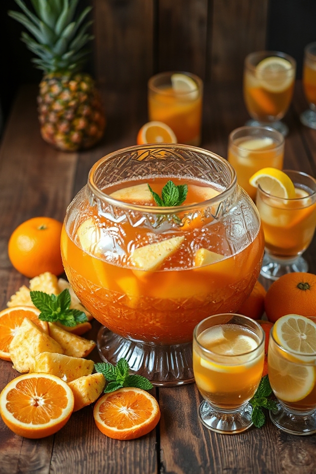 ginger ale fruit tea