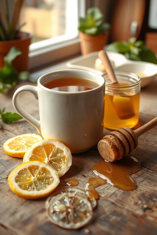 ginger lemon honey tea recipe