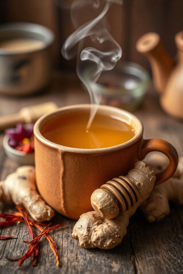 ginger saffron tea recipe