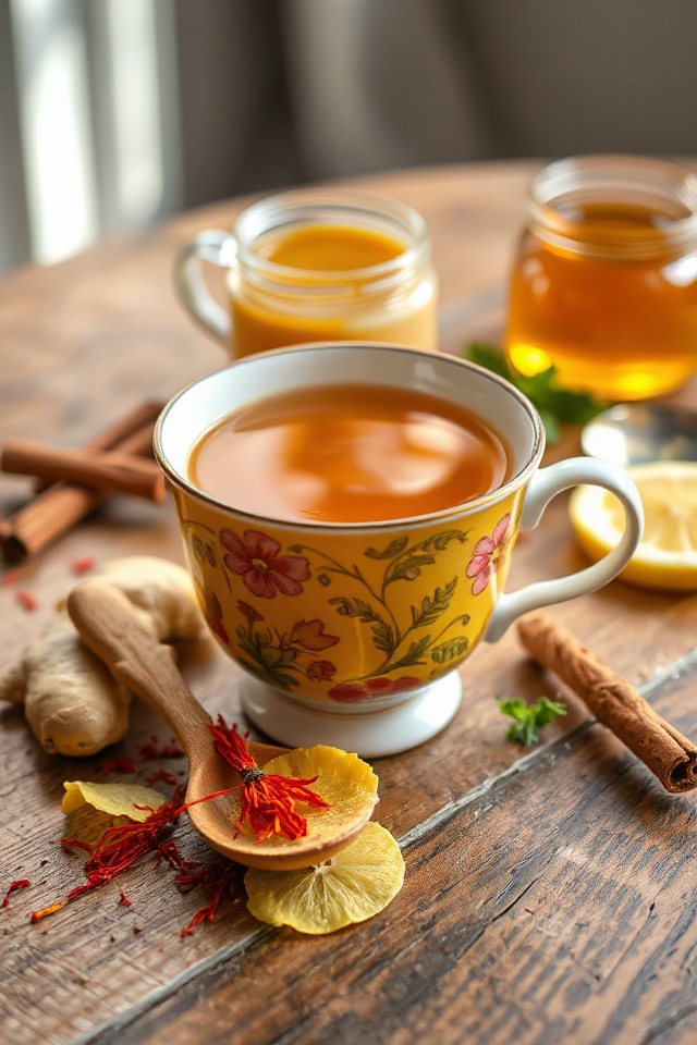 ginger saffron tea recipe