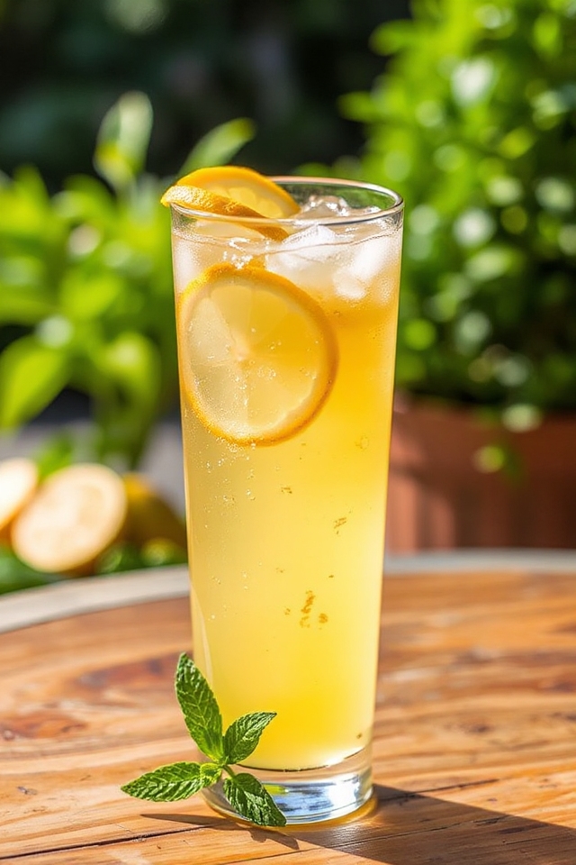 ginger tea lemonade celebration time