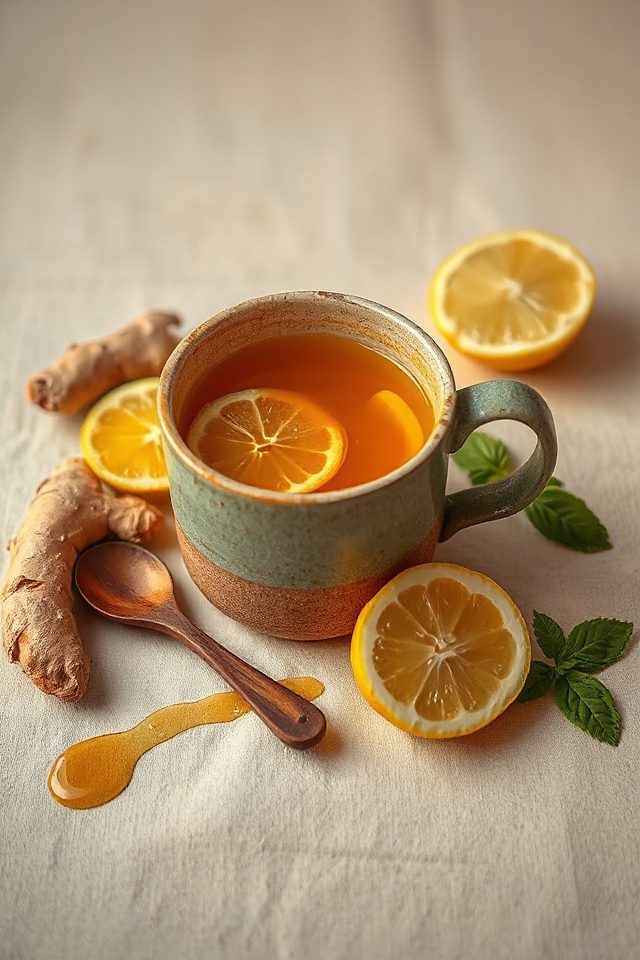 healing ginger turmeric tea