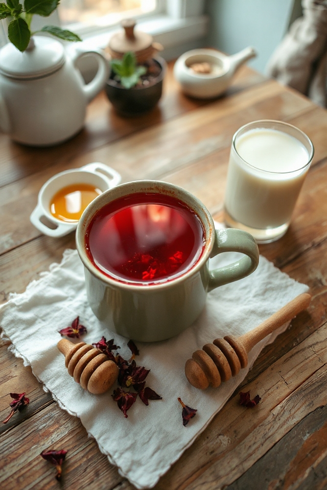 hibiscus milk tea recipe