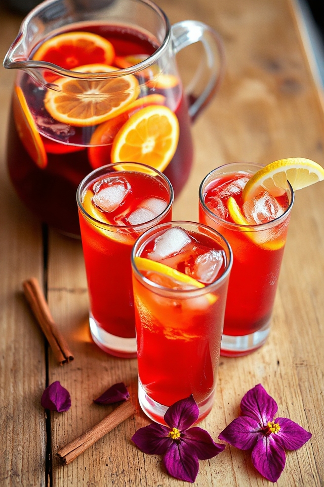 hibiscus tea with cinnamon