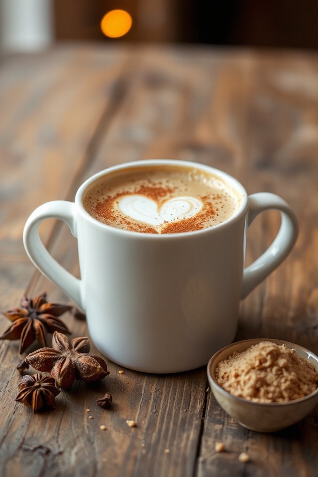 homemade chai tea latte