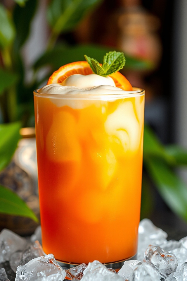 homemade creamy thai tea