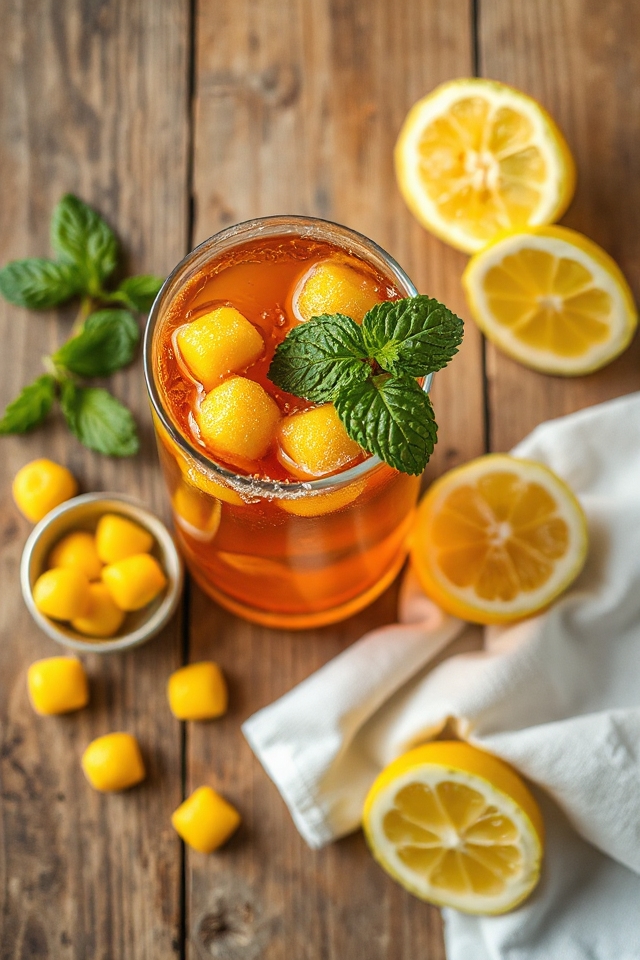 lemon infused texas tea recipe