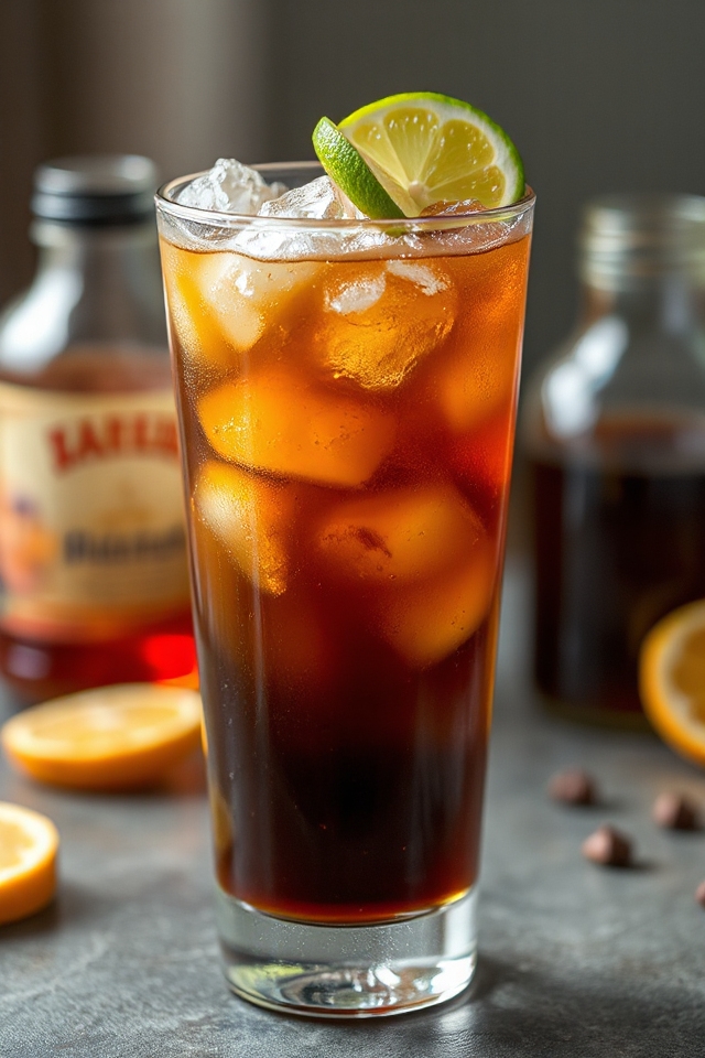 mix ingredients shake garnish