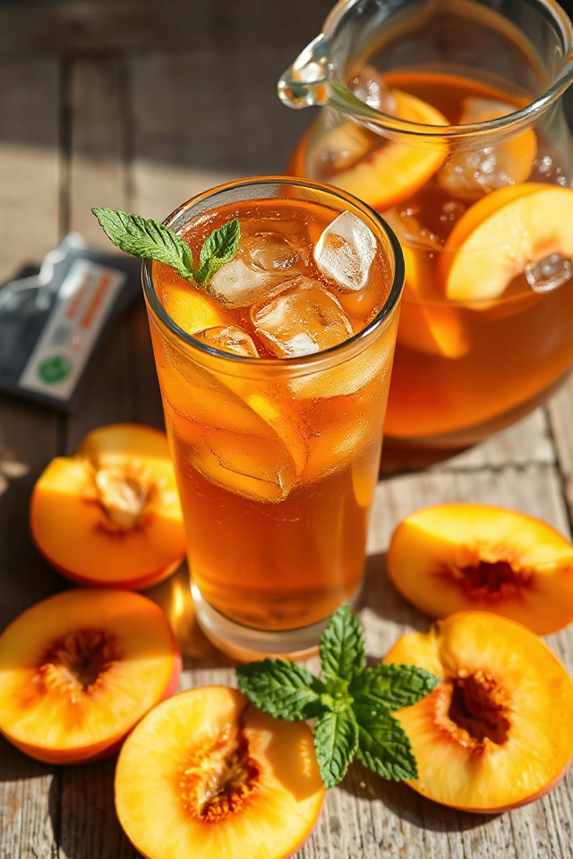 peach nectar iced tea