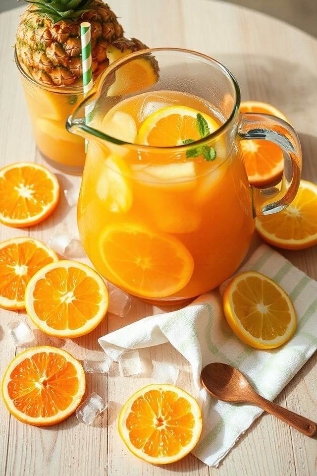 pineapple citrus fruit tea