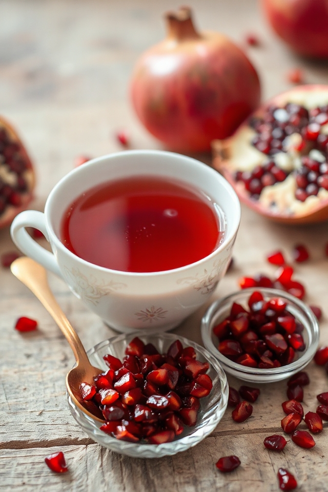 pomegranate tea preparation guide