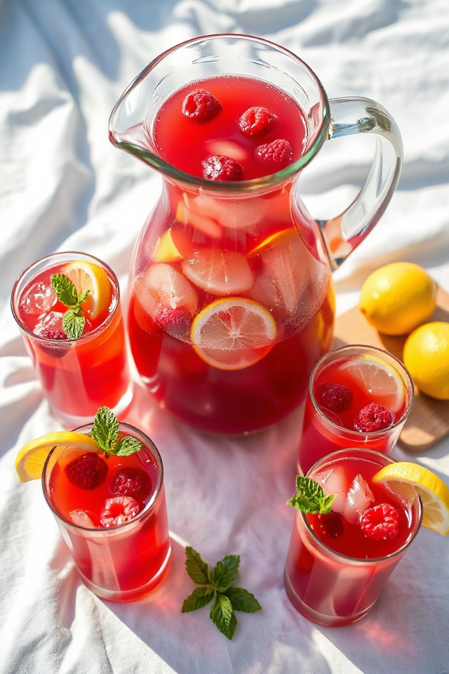 raspberry lemonade iced tea