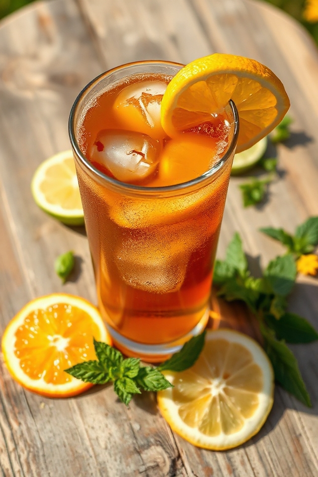 refreshing citrus iced tea