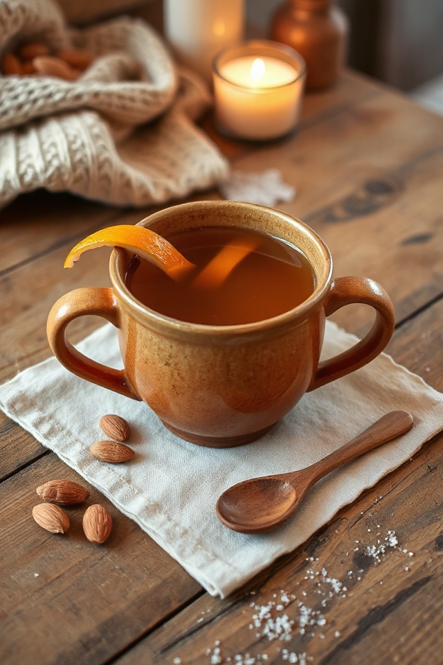 spiced orange rum infusion