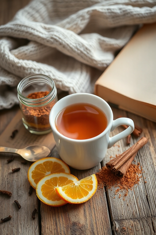 spiced tea with cloves