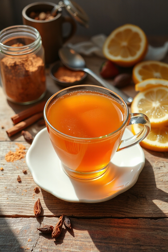 spiced tea with tang