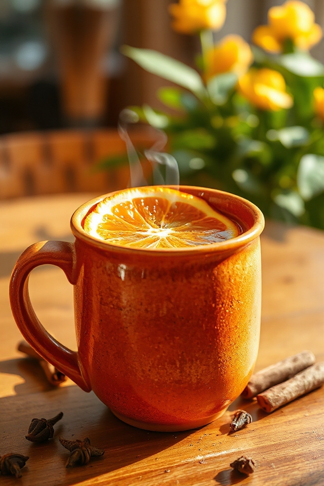 spicy orange clove russian tea