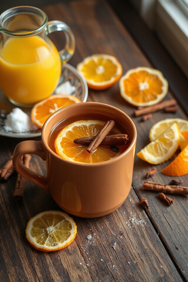 spicy orange clove tea