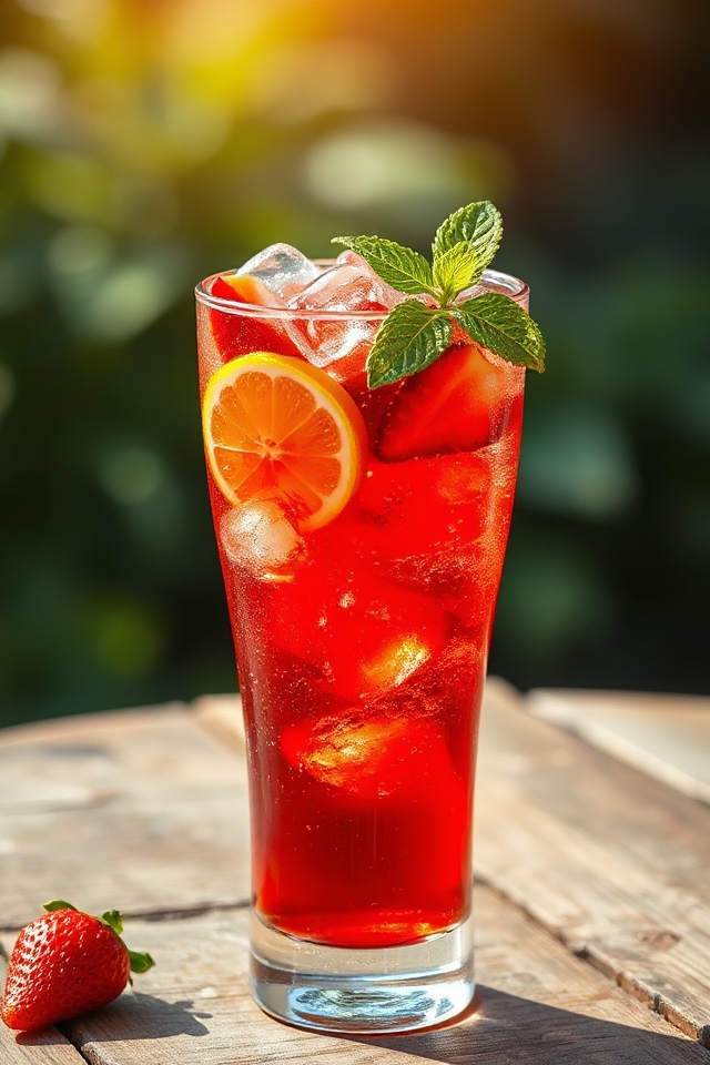 strawberry iced tea recipe