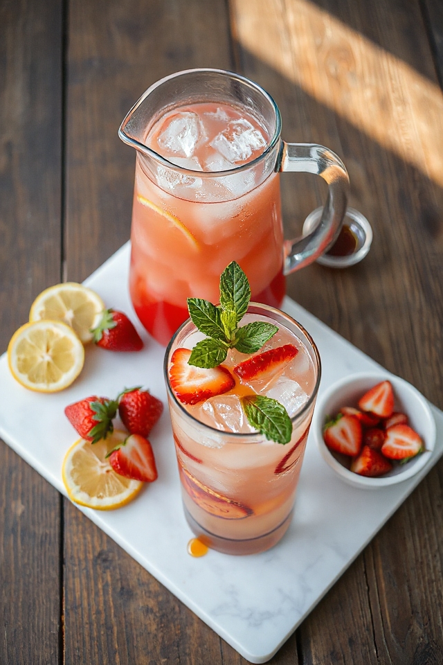 strawberry sundae iced tea