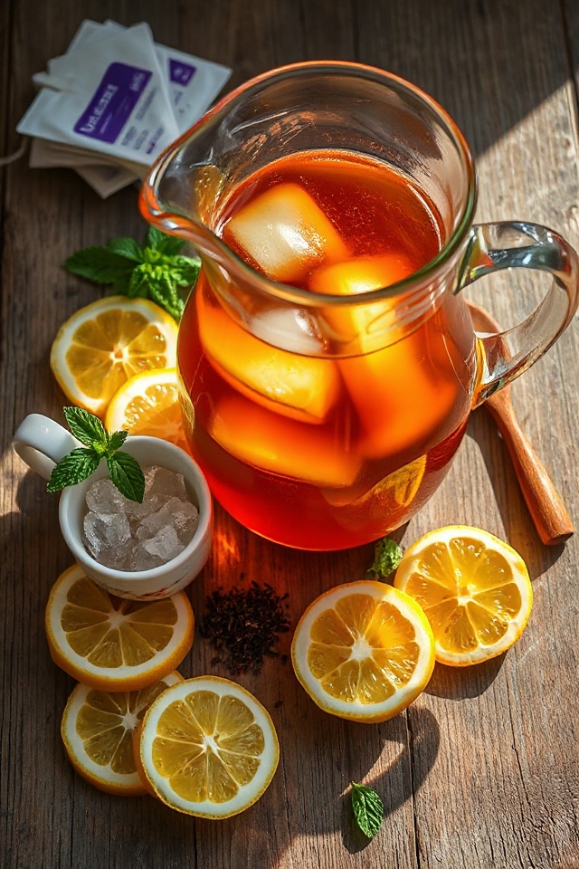 sweet tea with twist
