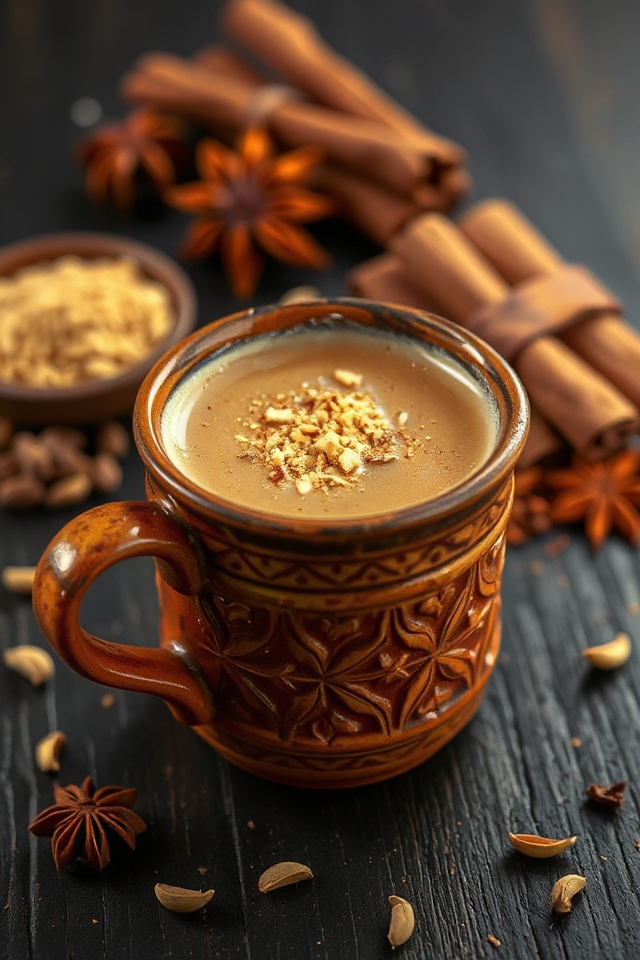 toasted spice chai preparation