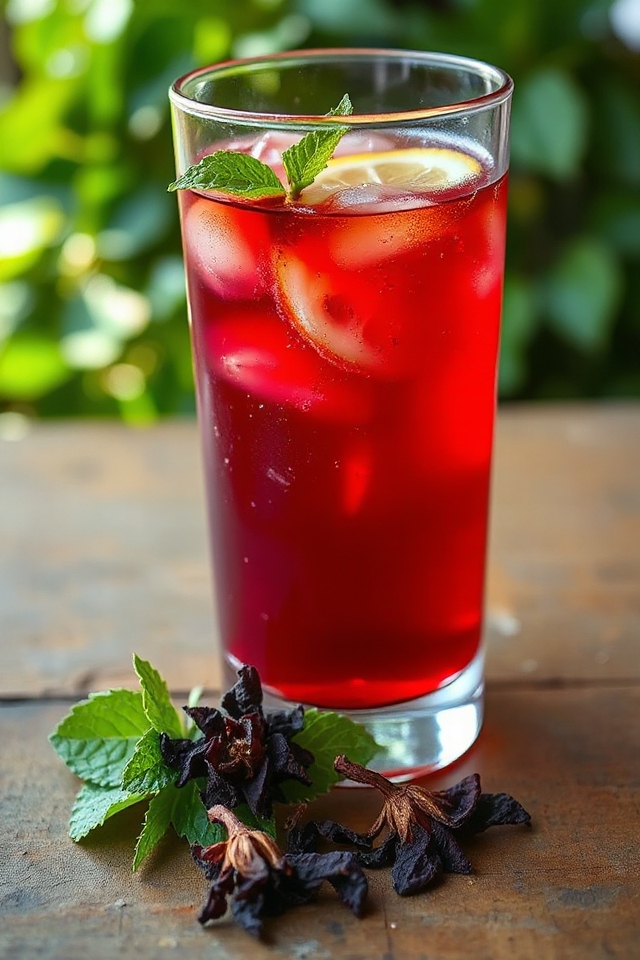vibrant refreshing hibiscus adventure